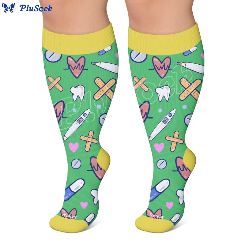 Chaussettes de compression médicales grandes tailles - image 5