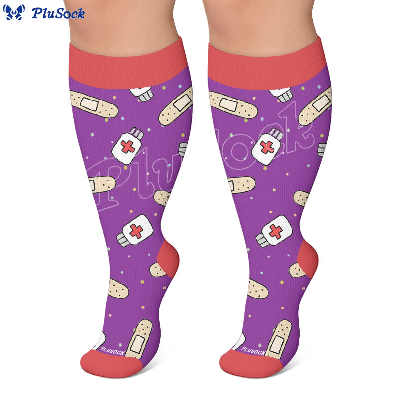 Chaussettes de compression médicales grandes tailles - image 6