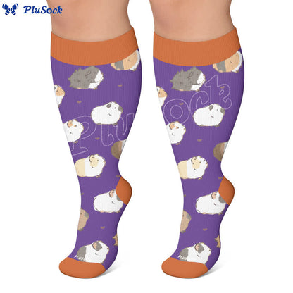 Chaussettes de compression grandes tailles à motifs animaux - image 6