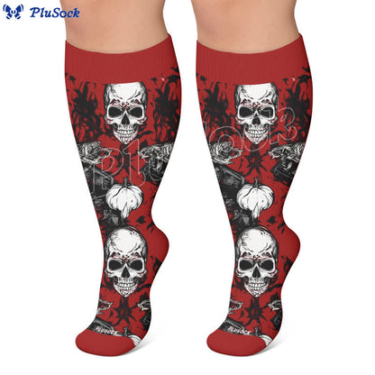 Chaussettes de compression Crossbone grandes tailles - image 5