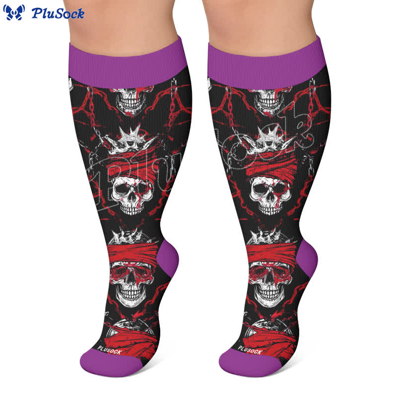Chaussettes de compression Crossbone grandes tailles - image 7