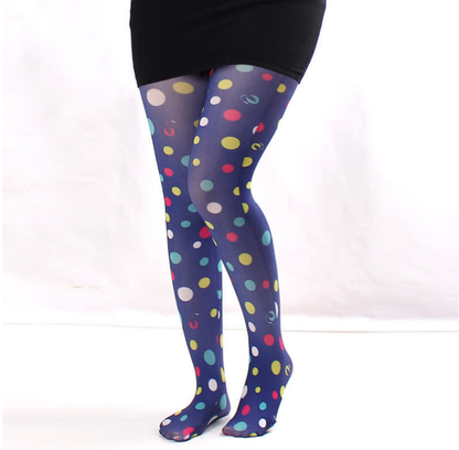 Collants à motif floral - image 0