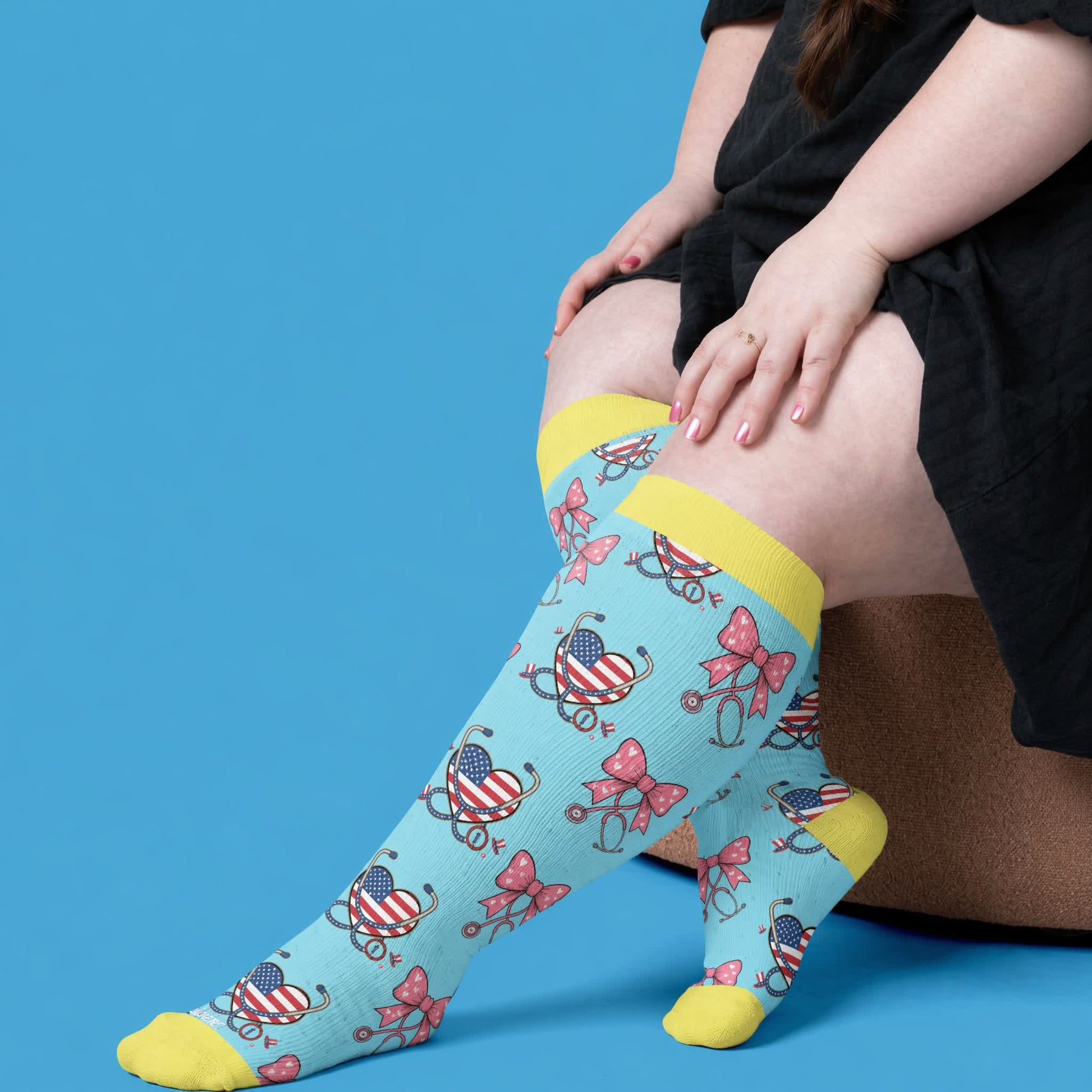 Chaussettes de compression médicales grandes tailles - image 3