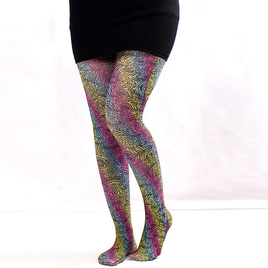 Collants à imprimé floral pour tous les jours - UN - One Size - image 0