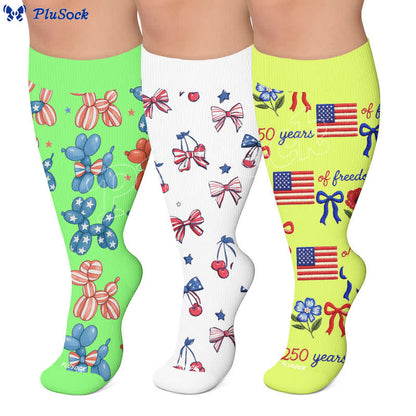 Chaussettes de compression Independence Balloons grandes tailles - image 0
