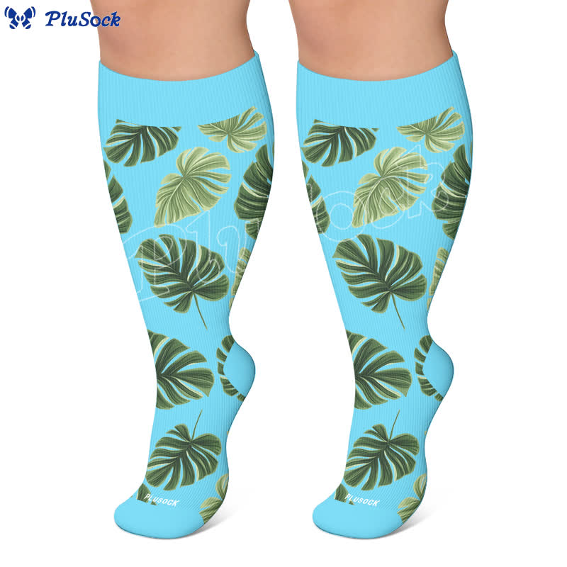 Chaussettes de compression botaniques grande taille - image 5