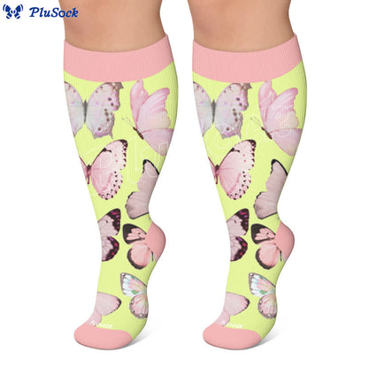 Chaussettes de compression Dark Butterfly grandes tailles - image 7