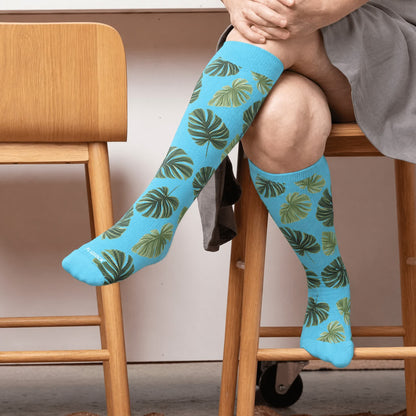 Chaussettes de compression botaniques grande taille - image 1