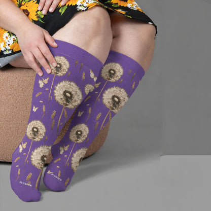 Chaussettes de compression botaniques grande taille - image 2