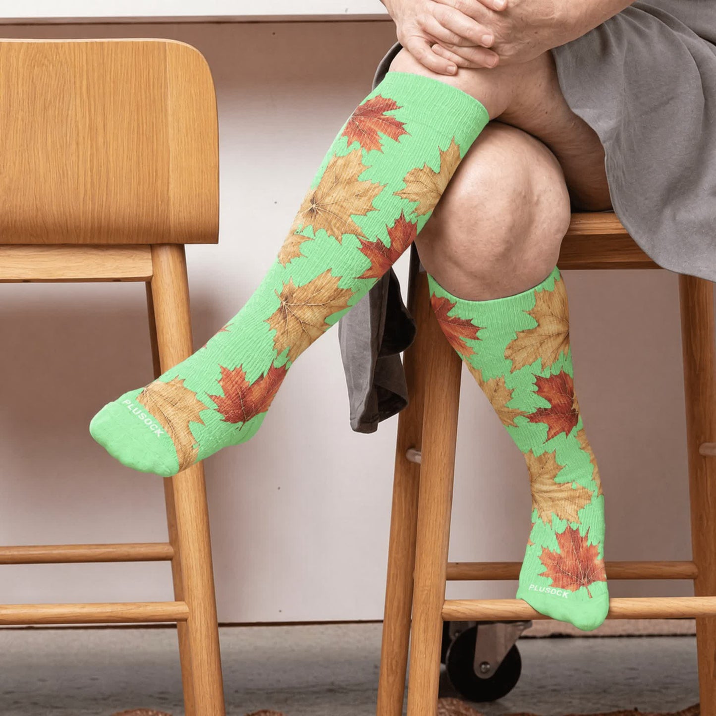 Chaussettes de compression botaniques grande taille - image 3