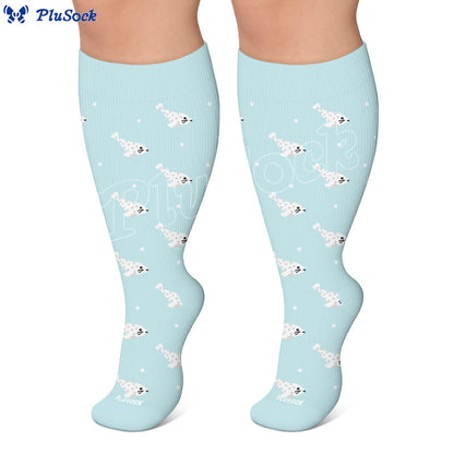 Chaussettes de compression grandes tailles Phoque Loutre Grenouille - image 7