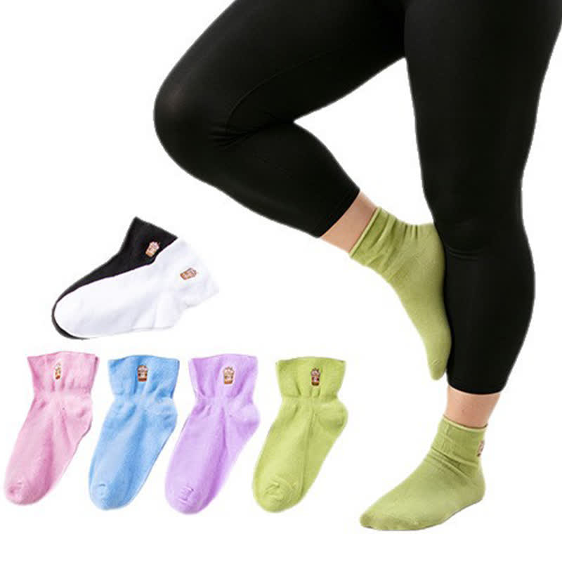 Chaussettes douces quart de tour (2 paires) - image 0
