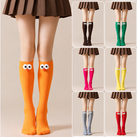 Chaussettes hautes à motifs animaux mignons (4 paires) - Multicolore - 40(US1-7) - image 0