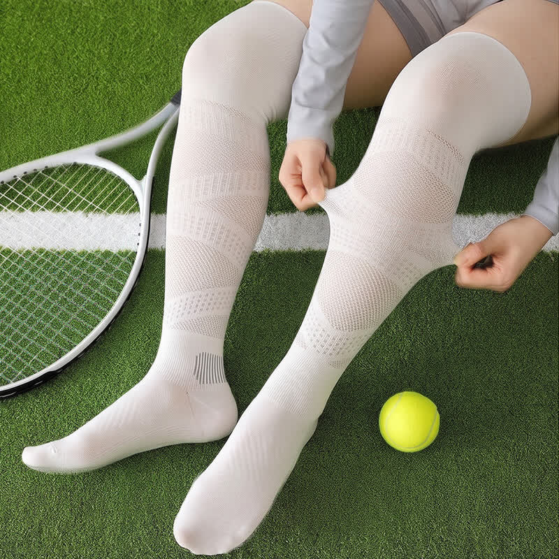 Chaussettes de compression respirantes montantes jusqu'au genou (2 paires) - image 1