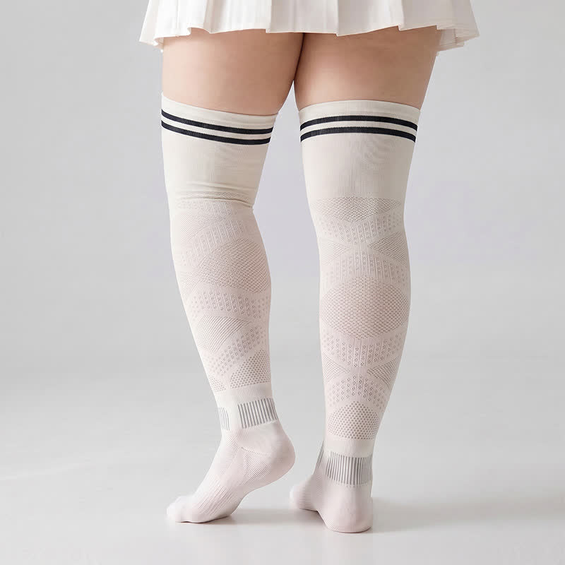Chaussettes de compression respirantes montantes jusqu'au genou (2 paires) - image 4