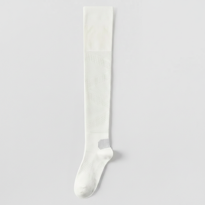 Chaussettes de compression respirantes montantes jusqu'au genou (2 paires) - Blanc - UE36-39 (US3-6) - image 5