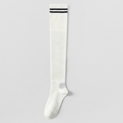 Chaussettes de compression respirantes montantes jusqu'au genou (2 paires) - Blanc-A - UE36-39 (US3-6) - image 6