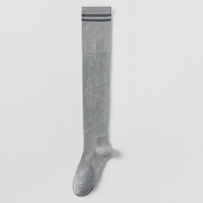 Chaussettes de compression respirantes montantes jusqu'au genou (2 paires) - Gris-A - UE36-39 (US3-6) - image 7