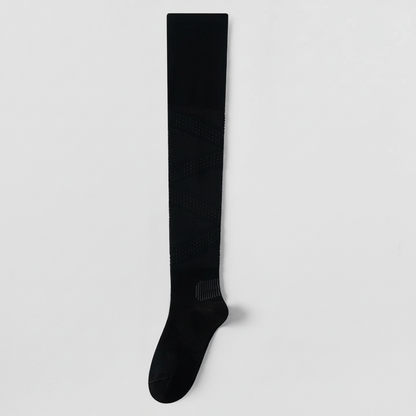 Chaussettes de compression respirantes montantes jusqu'au genou (2 paires) - Noir - UE36-39 (US3-6) - image 8