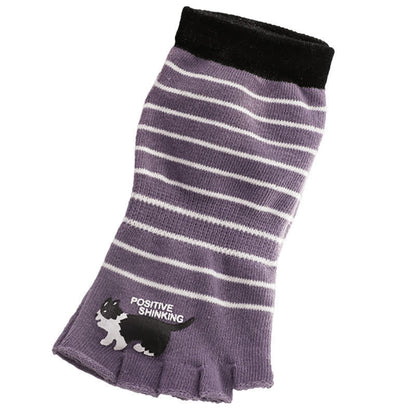 Chaussettes d'alignement à rayures de chat pour les orteils (3 paires) - image 7