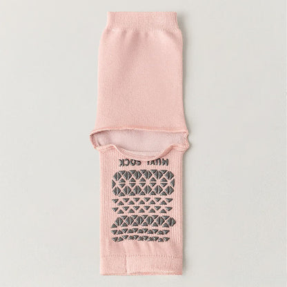 Chaussettes antidérapantes décontractées en maille respirante (3 paires) - Rose - One Size - image 3