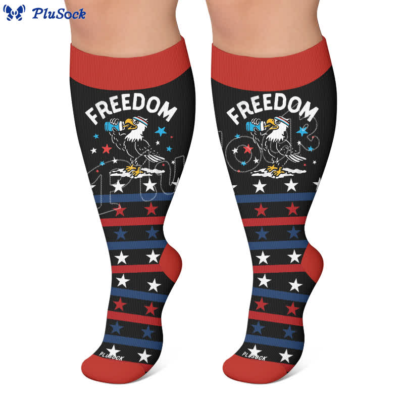 Chaussettes de compression patriotiques grandes tailles - image 7