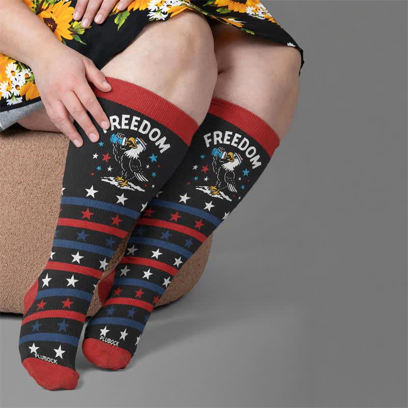 Chaussettes de compression patriotiques grandes tailles - image 3