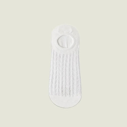 Chaussettes invisibles en maille respirante (7 paires) - Blanc - EU36-43(US3-9) - image 4