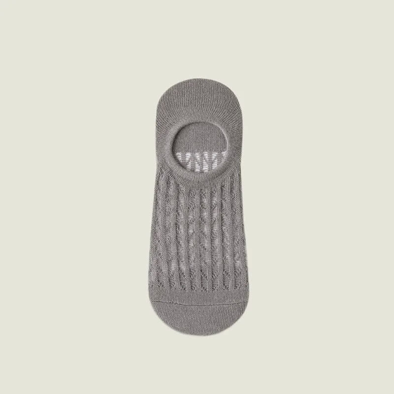Chaussettes invisibles en maille respirante (7 paires) - Gris foncé - EU36-43(US3-9) - image 7