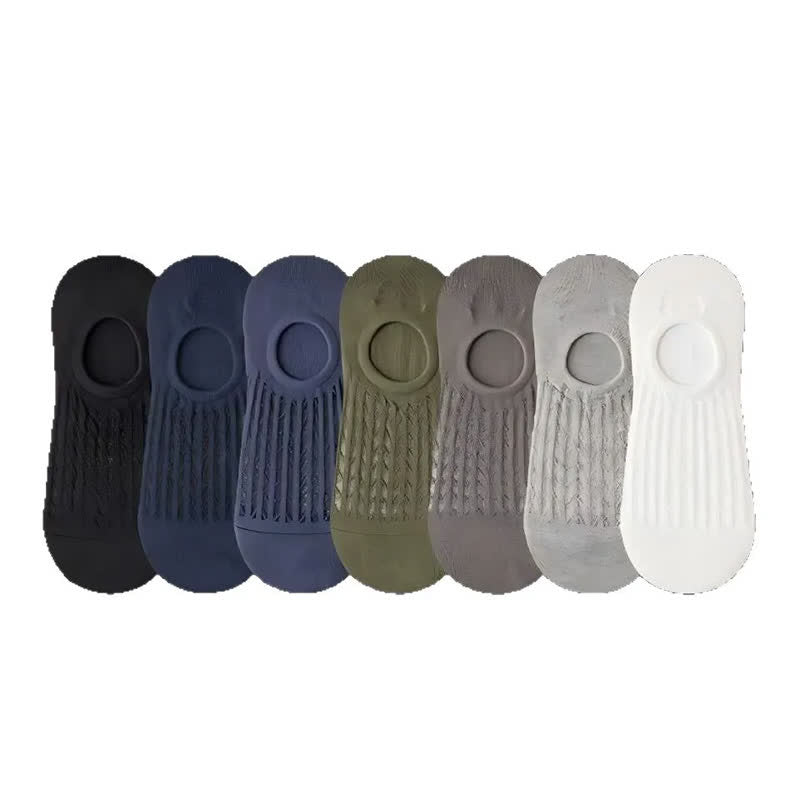 Chaussettes invisibles en maille respirante (7 paires) - Multicolore - EU36-43(US3-9) - image 10