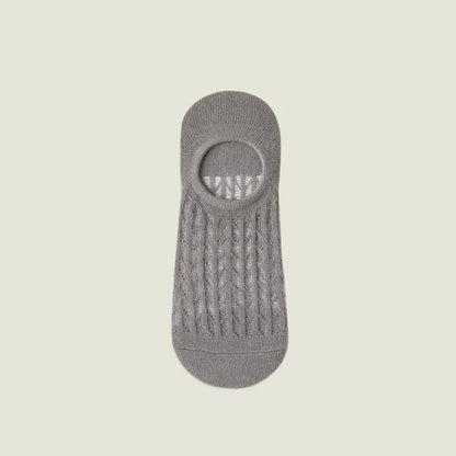 Chaussettes invisibles en maille respirante (7 paires) - Gris foncé - EU36-43(US3-9) - image 7