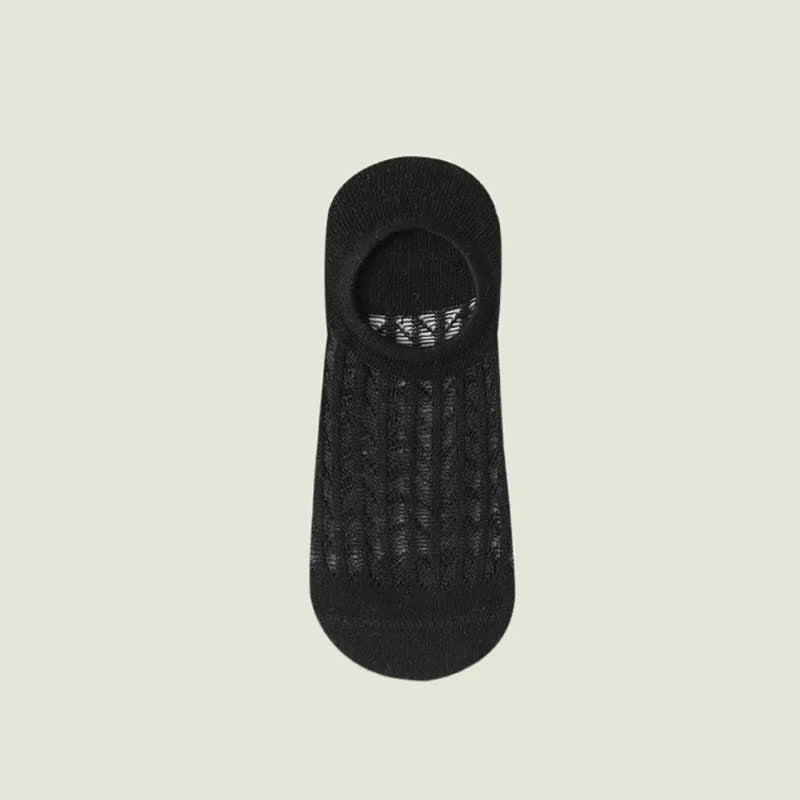 Chaussettes invisibles en maille respirante (7 paires) - Noir - EU36-43(US3-9) - image 6