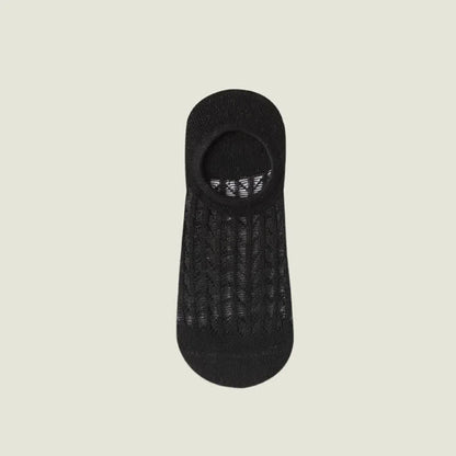 Chaussettes invisibles en maille respirante (7 paires) - Noir - EU36-43(US3-9) - image 6