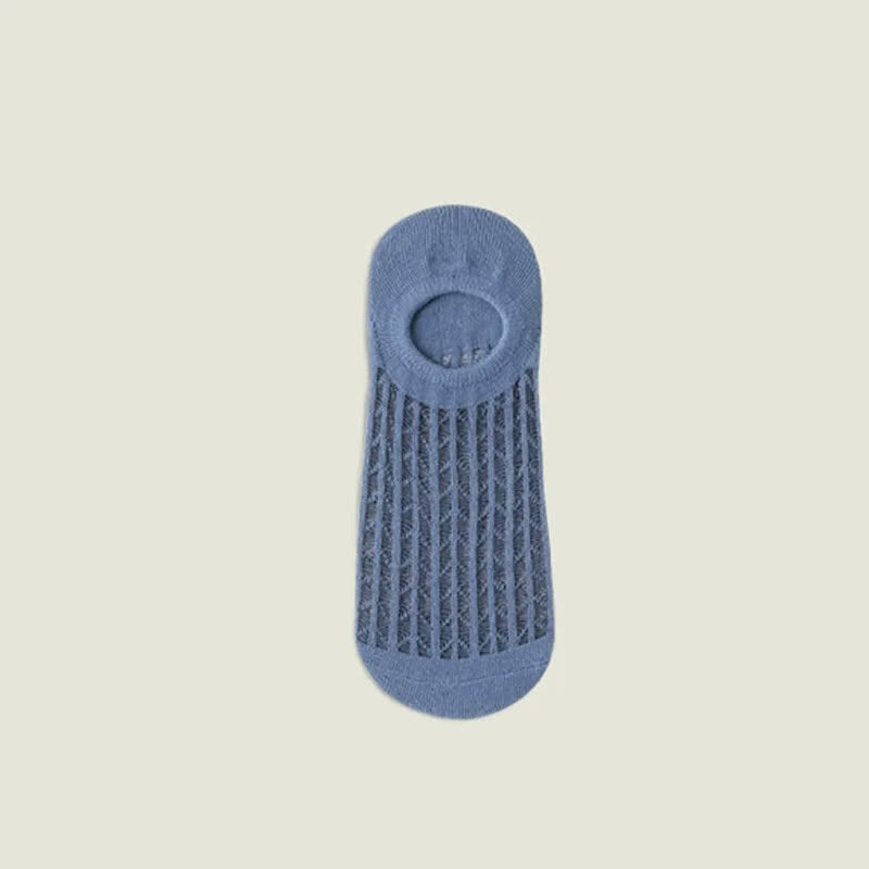 Chaussettes invisibles en maille respirante (7 paires) - Bleu foncé - EU36-43(US3-9) - image 8