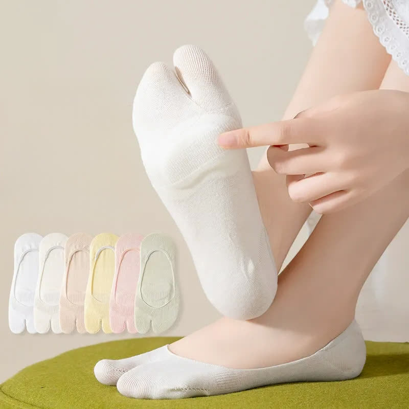 Chaussettes invisibles douces (3 paires) - Multicolore (7 paires) - UE36-39 (US3-6) - image 2