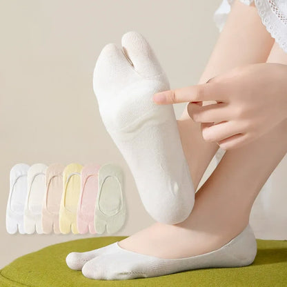 Chaussettes invisibles douces (3 paires) - Multicolore (7 paires) - UE36-39 (US3-6) - image 2