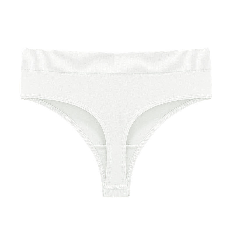 Culottes string extensibles et sans coutures (paquet de 5) - Blanc - 3XL - image 12