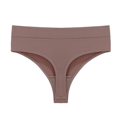 Culottes string extensibles et sans coutures (paquet de 5) - Café - 3XL - image 24
