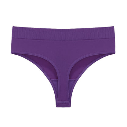Culottes string extensibles et sans coutures (paquet de 5) - Violet - 3XL - image 13