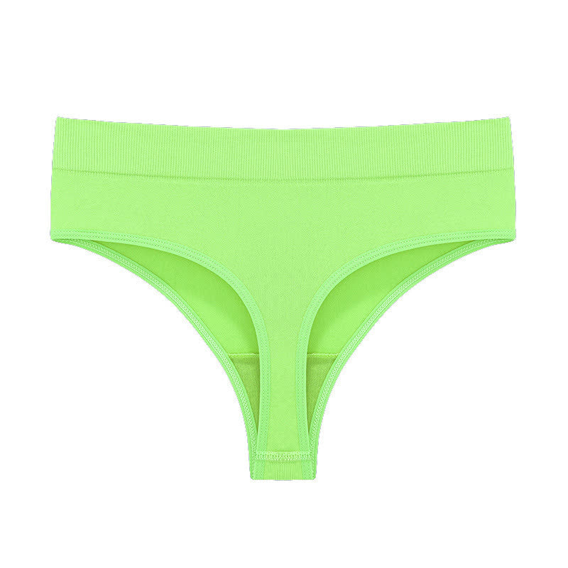 Culottes string extensibles et sans coutures (paquet de 5) - Vert clair - 3XL - image 19