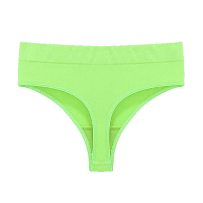 Culottes string extensibles et sans coutures (paquet de 5) - Vert clair - 3XL - image 19