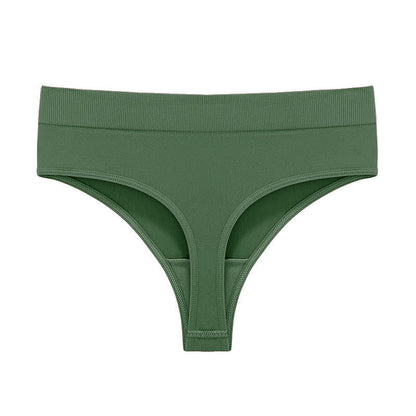 Culottes string extensibles et sans coutures (paquet de 5) - Vert - 3XL - image 20