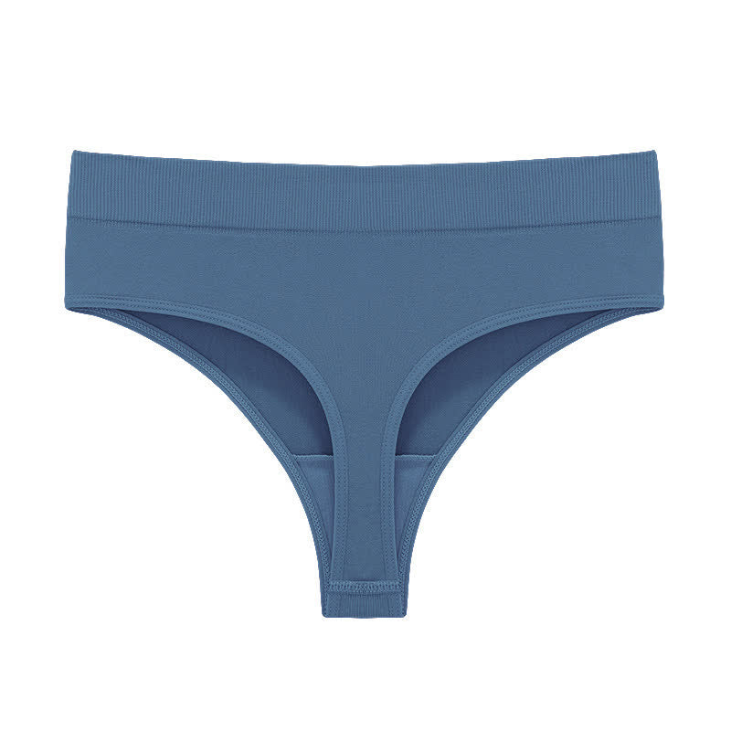 Culottes string extensibles et sans coutures (paquet de 5) - Bleu - 3XL - image 18