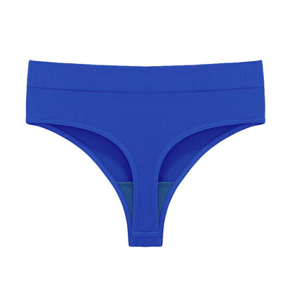 Culottes string extensibles et sans coutures (paquet de 5) - Bleu royal - 3XL - image 16