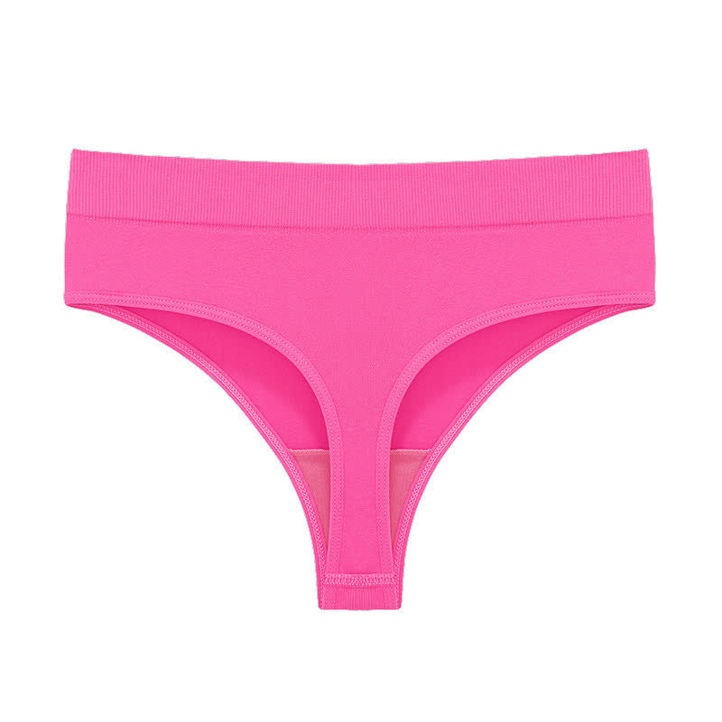 Culottes string extensibles et sans coutures (paquet de 5) - Rose clair - 3XL - image 25