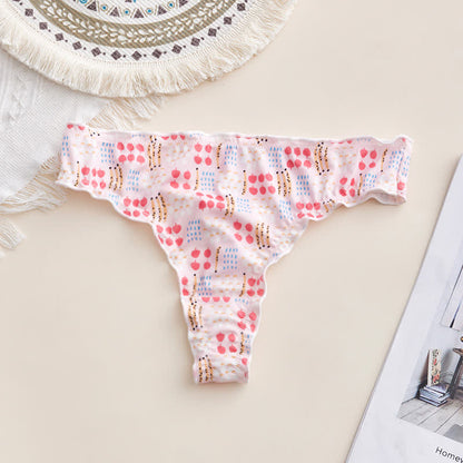 Culottes string à carreaux vichy doux (paquet de 3) - Rose - XL - image 9