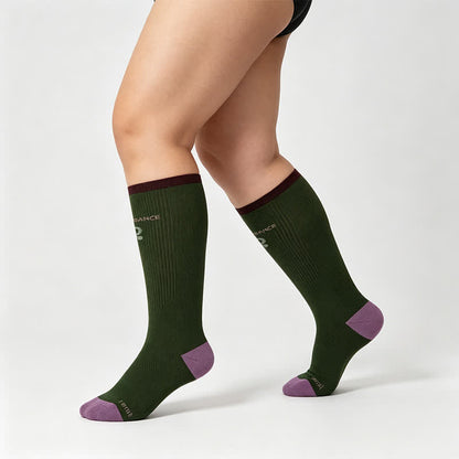 Chaussettes de compression à rayures universitaires (2 paires) - image 5