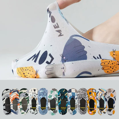 Chaussettes invisibles Graffiti (7 paires) - image 0