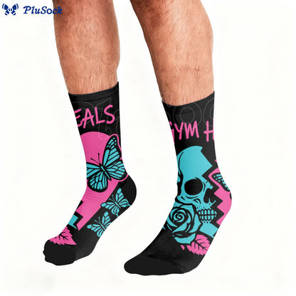 Chaussettes de fitness alphabet - image 1