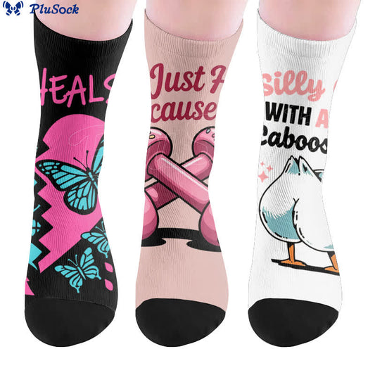 Chaussettes de fitness alphabet - image 0